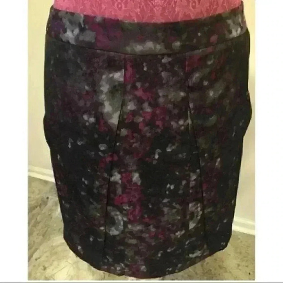 AK Ann Klein Skirt Sz 8 Multicolored With Pockets - Picture 9 of 9